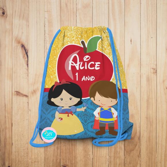 Mochilinha Branca de Neve Cute