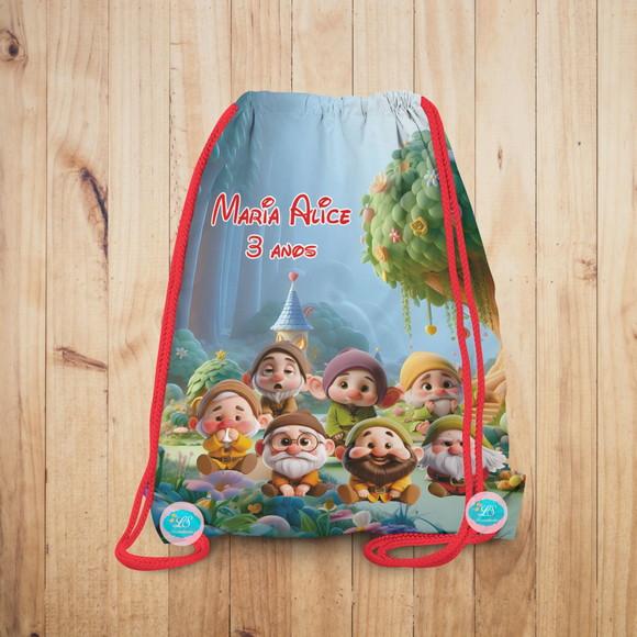 Mochilinha Branca de Neve e os Sete Anões Baby