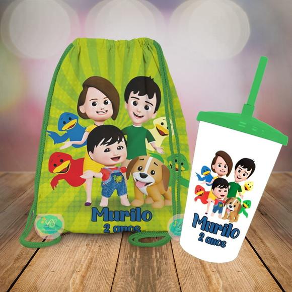 Mochilinha e Copo Twister