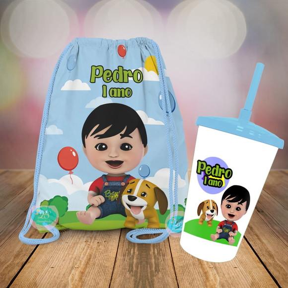 Mochilinha e Copo Twister