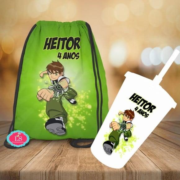 Mochilinha e Copo Twister Ben 10