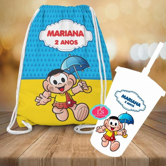 Mochilinha e Copo Twister Magali