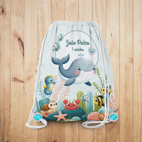 Mochilinha Fundo do Mar