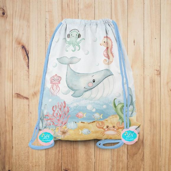 Mochilinha Fundo do Mar ( Envio Rápido)