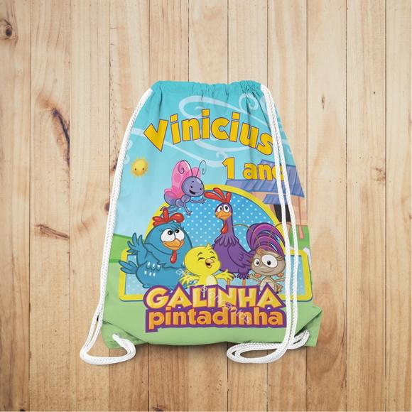 Mochilinha Galinha Pintadinha
