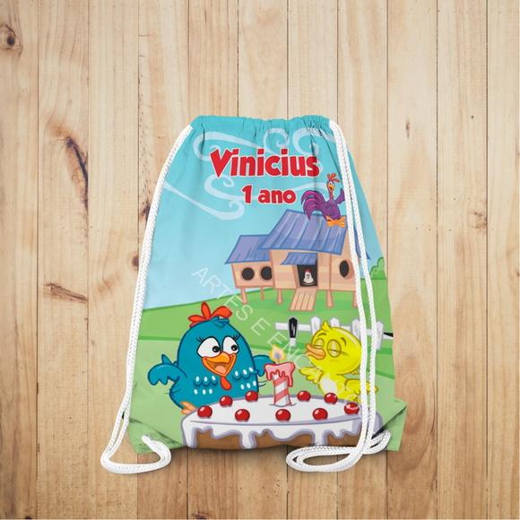 Mochilinha Galinha Pintadinha