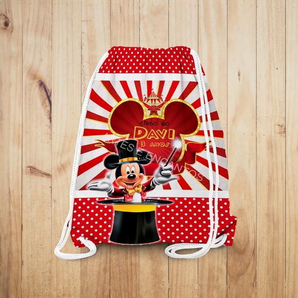 Mochilinha Mickey Circo