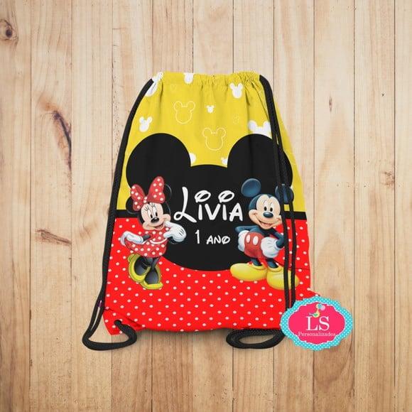Mochilinha Mickey Minnie