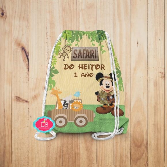 Mochilinha Mickey Safari