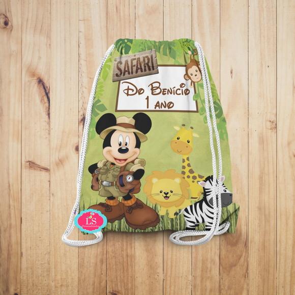 Mochilinha Mickey Safari