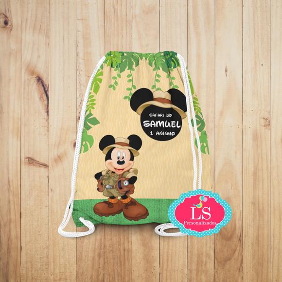 Mochilinha Mickey Safari