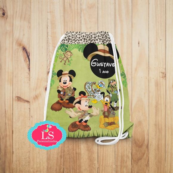 Mochilinha Mickey Safari