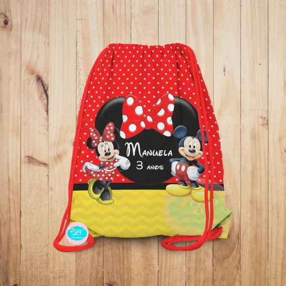 Mochilinha Minnie Mickey