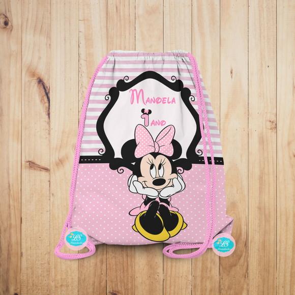 Mochilinha Minnie Rosa