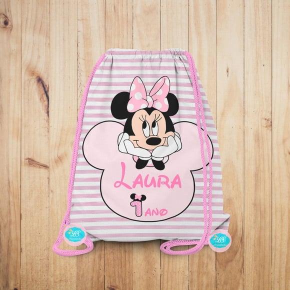 Mochilinha Minnie Rosa