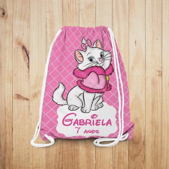 Mochilinha Personalizada Gata Marie