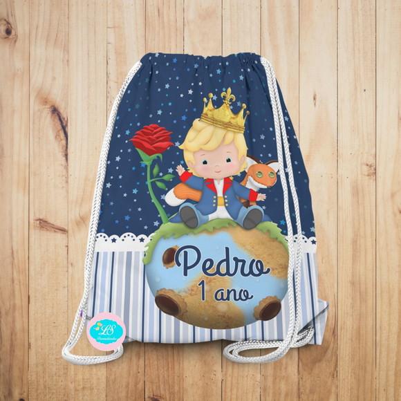 Mochilinha Personalizada Pequeno Príncipe