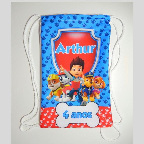Mochilinhas Personalizada Patrulha Canina