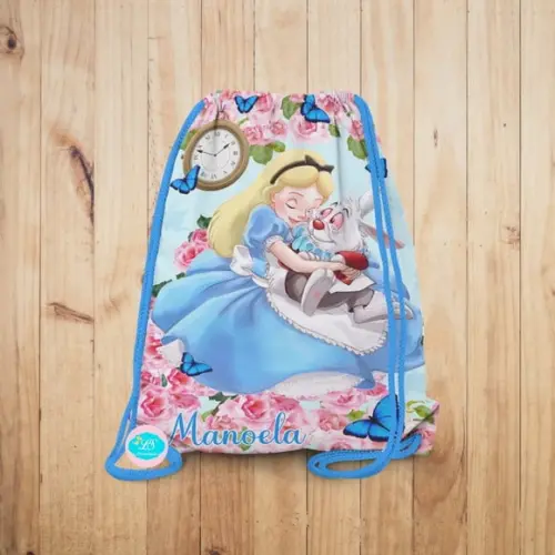 Mochilinha Alice no Pais das Maravilhas