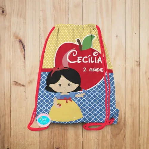 Mochilinha Branca de Neve Cute