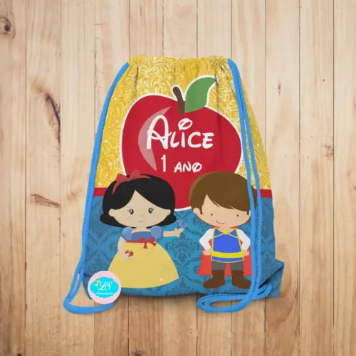 Mochilinha Branca de Neve Cute