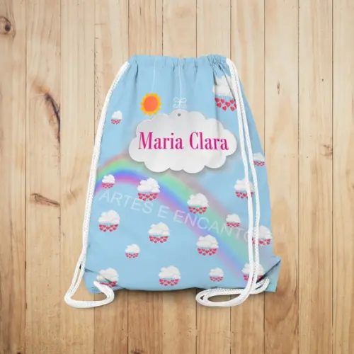 Mochilinha Chuva de Amor