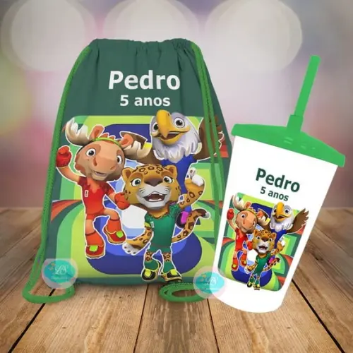 Mochilinha e Copo Twister Copa do Mundo 2026