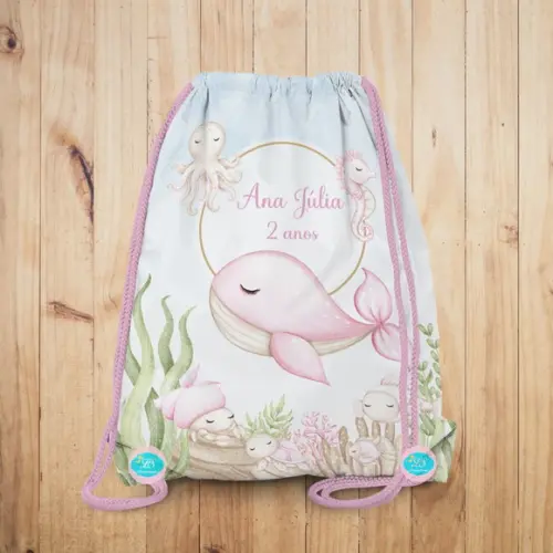 Mochilinha Fundo do Mar