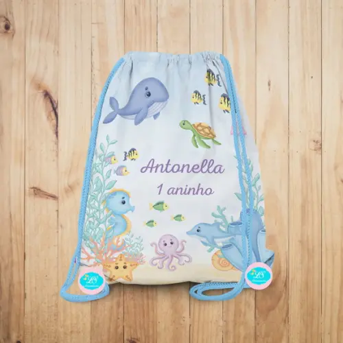 Mochilinha Fundo do Mar