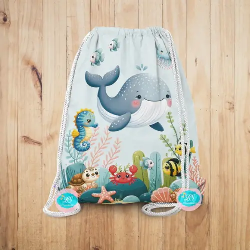 Mochilinha Fundo do Mar 3 (envio Rápido)