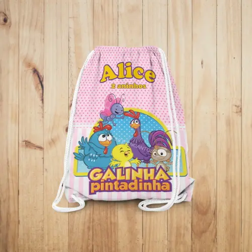 Mochilinha Galinha Pintadinha