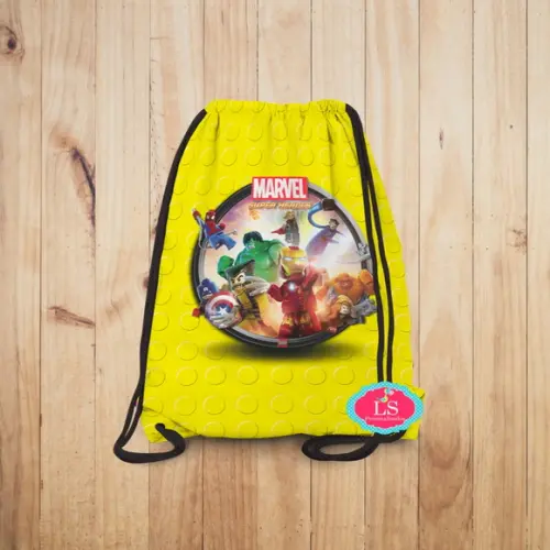 Mochilinha Lego Heroes