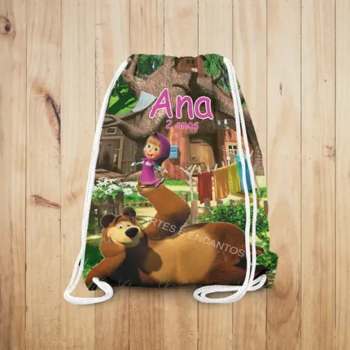 Mochilinha Mashaa e o Urso