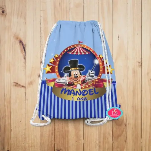 Mochilinha Mickey Circo
