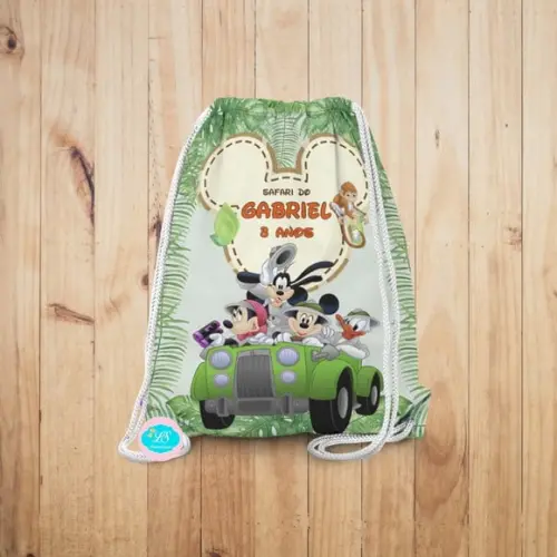 Mochilinha Mickey Safari