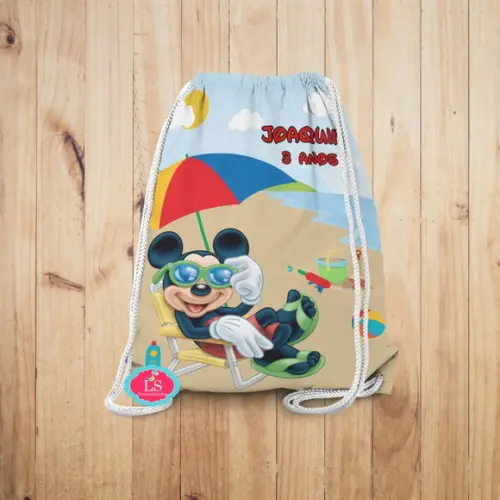 Mochilinha Mickey Praia