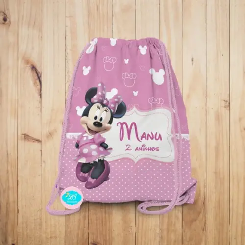 Mochilinha Minnie Rosa