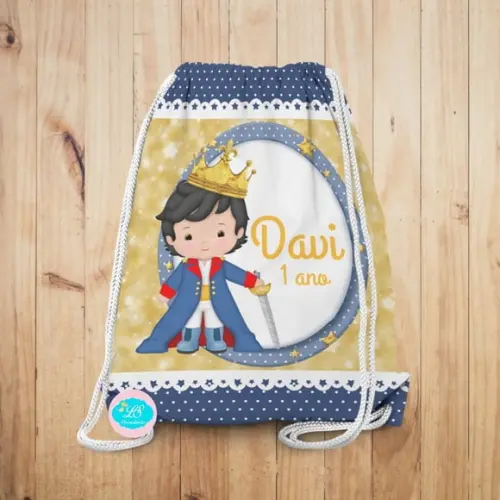 Mochilinha Personalizada Pequeno Príncipe