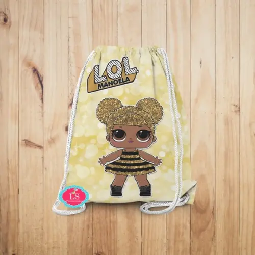 Mochilinha Personalizada Lol Surprese