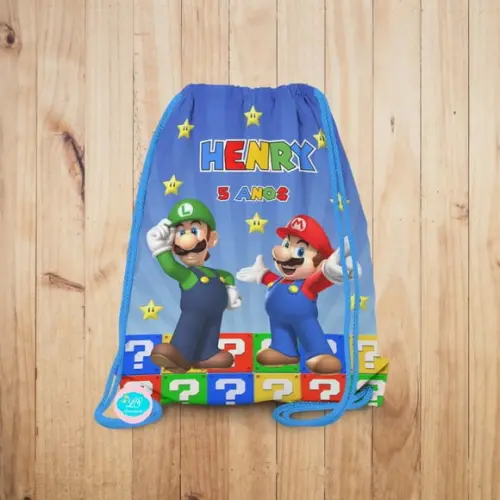 Mochilinha Super Mario
