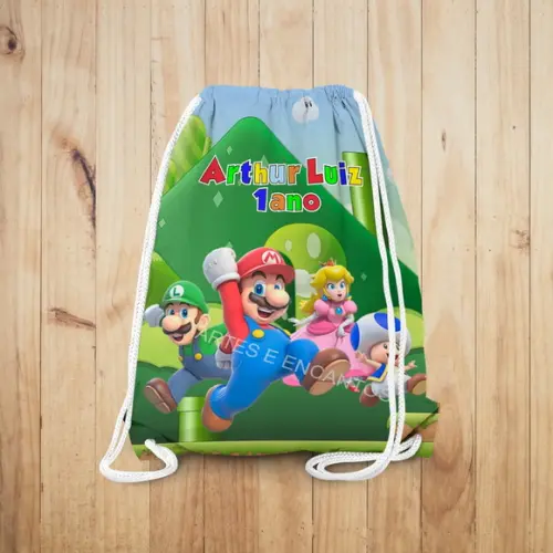 Mochilinha Super Mario