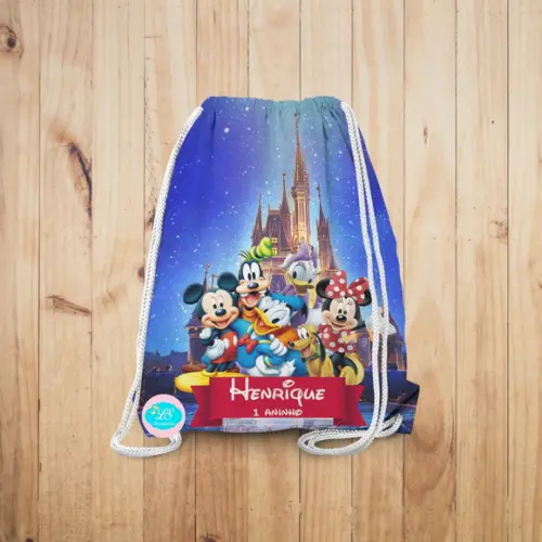 Mochilinha Turma Mickey Minnie