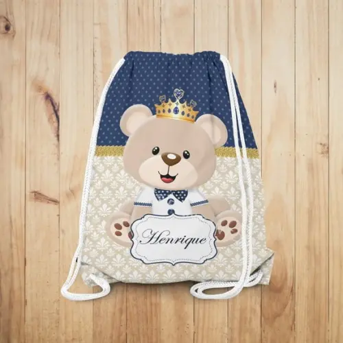 Mochilinha Ursinho Principe