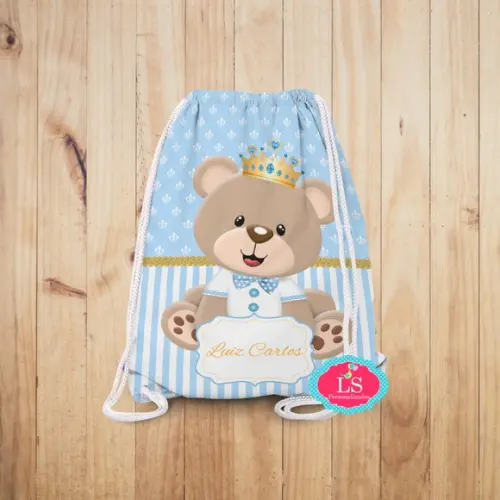Mochilinha Ursinho Principe