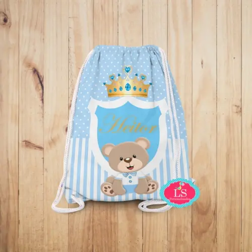 Mochilinha Ursinho Principe