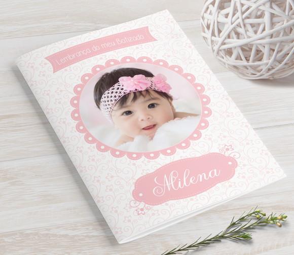 Livrinho de Orações para Batizado com Fotos do Bebê
