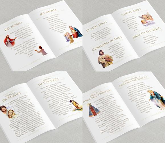 Livrinho De Orações Personalizado Batizado / Eucaristia
