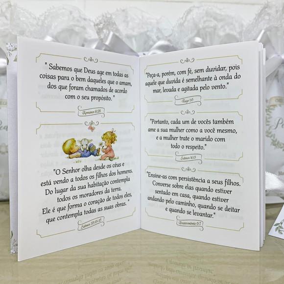 Livrinho Versículos Bíblicos Personalizado Lembrancinha