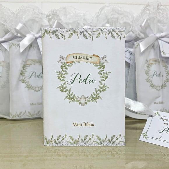 Livrinho Versículos Bíblicos Personalizado Lembrancinha