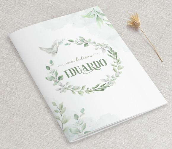 Livro De Oração Personalizado Para Batizado / Eucaristia